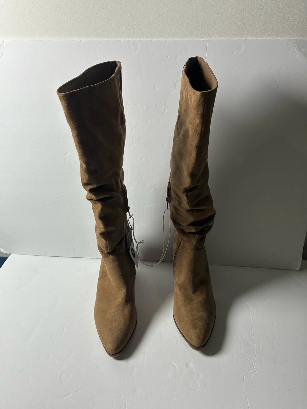 Universal Thread Women's Over-The-Knee Slouch Suede Boots - Brown